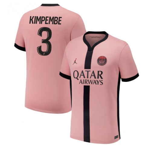 Dres Paris Saint-Germain Presnel Kimpembe #3 Rezervni 2024-25 Kratak Rukav